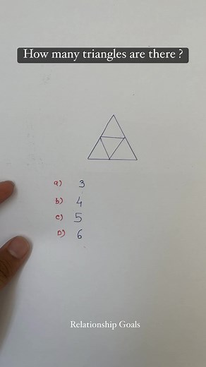 28K views · 125 reactions | How many triangles are there ? Solve #math | Relationship Goals | Facebook