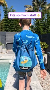 Personalise these Swim Bags for your kids now and get them set for summer. They’re roomy, water-resistant and come in heaps of fun designs they’ll love! 🌞💦 Grab yours now bit.ly/4lbn0J6 | Bright Star Kids