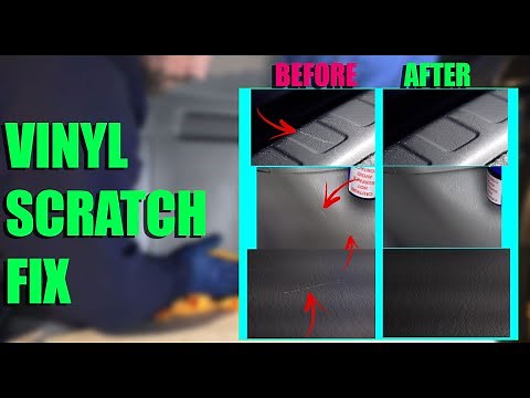 FIX your VINYL SCRATCHES in your car!! Bring the heat!