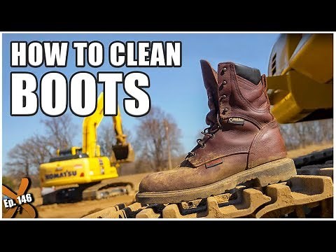 How to Clean and Condition Work Boots // Ep. 146