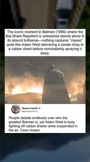 Batman 1966: Iconic Bat-Shark Repellent Scene