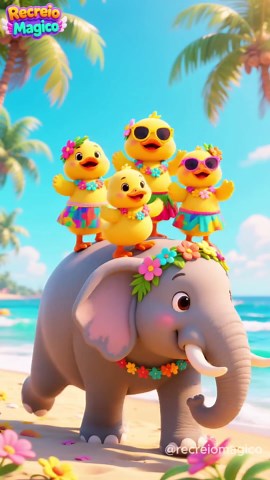 Five Little Ducks – Cute Baby Ducks Cartoon Song for Kids