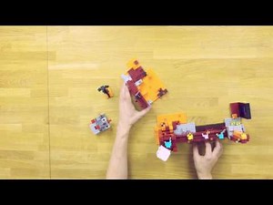 LEGO® Minecraft - The Wither 21126 and the Nether Fortress 21122 - Building Inspiration