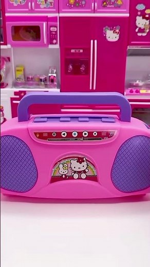Satisfying with Unboxing_Review Miniature Hello Kitty Karaoke Machine_ASMR Toys #unboxing #toys