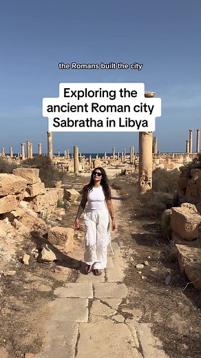 Exploring the ancient roman city of Sabratha in Libya Who lived here?? PHOENICIANS: 6-5th century BC - 1 AD ANCIENT ROMANS: 1-7th century AD ARAB CONQUEST & SETTLERS: 7th century AD (ancestors of majority of modern day Libyans) Visiting ancient ruins is always incredibly interesting to me. There is always so much evidence of different conquering, and all of the different lives that so many people lived. Not everybody lived a fair life, but it’s safe to say that it’s incredible to be able to disc