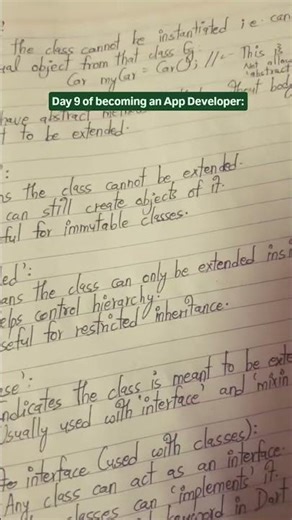 Day 9 of becoming an App Developer