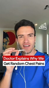 3.5K views · 14 reactions | Tap link for full story  https://bay.com.mt/doctor-explains-why-we-get-random-chest-pains/ | 89.7 Bay | Facebook