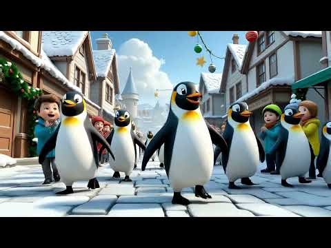 Waddle Waddle Penguin 🐧 | Cute Animal Song for Children