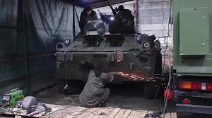 Ukrainians fix captured Russian combat vehicles to re-use