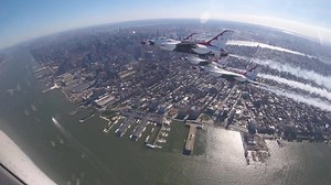 1.8K views · 78 reactions | The military has officially announced the first four cities where the U.S. Air Force Thunderbirds and U.S. Navy Blue Angels will perform flyovers as part of Operation America Strong. Flyovers start tomorrow (4/28) in NYC and NJ. For more on this initiative and other cities expected to enjoy these flyovers, visit: https://bit.ly/2S6nrJZ : via Air dot Show. | Stuart Air Show | Facebook