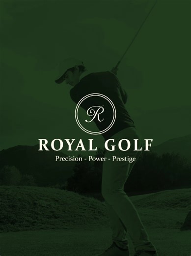 Desain Logo Brand Golf yang Menarik