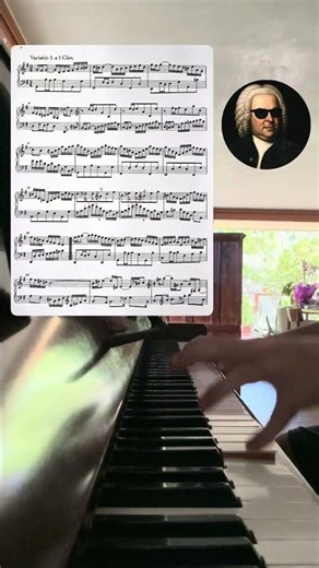 J.S. BACH: Goldberg variations - Var. 1 #bach #goldbergvariations #practice