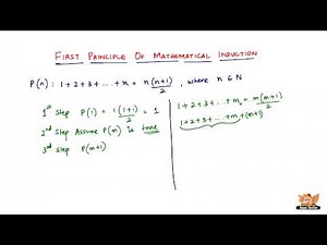 First Principle of Mathematical Induction