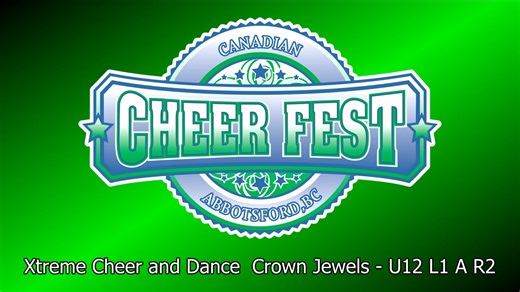 Xtreme Cheer and Dance Crown Jewels - U12 L1 A R2