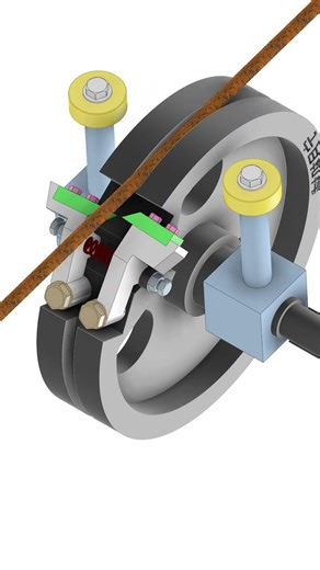 Follow-up shearing#mechanism #machine #3dprinted#simulation #solidworks
