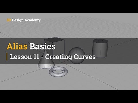 Autodesk Alias Basic Tutorials 11 - Creating Curves