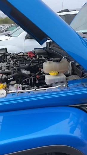 Jeep Wrangler Unlimited found in the salvage yard is this B5 Blue？ #jeepwr #jeep | Bret Hall