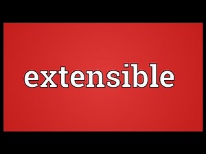 Extensible Meaning