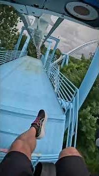 Take a ride on one of the largest inverted coasters! ⛷️#pov #alpengeist #buschgardens #rollercoaster