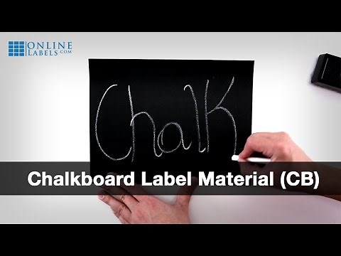 Chalkboard Labels - See Features and Uses