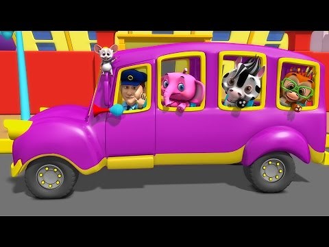 Wheels On The Bus | The Wheels On The Bus Kids Songs | Nursery Rhymes Songs Collection | Preschool