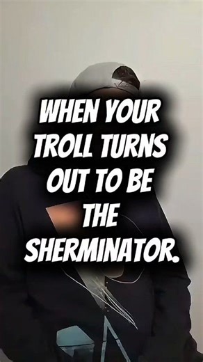 When you go to see who’s trolling you… and it’s literally the Sherminator 💀 #trollsbelike #internetculture #storytime #funnytiktok #aussiestorytime | Stillsickstillhere