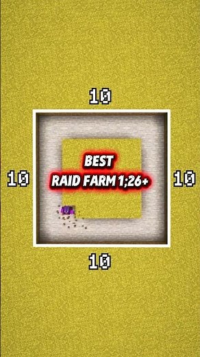 Minecraft Best Raid Farm infinite Totem farm in 1.26+ #minecraft #tutorial #viral #ytshorts #shorts