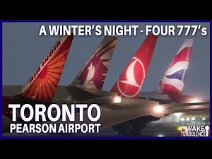 ✈️ Four 777 Departures from Toronto Pearson | CYYZ Runway 23 Action (4K)