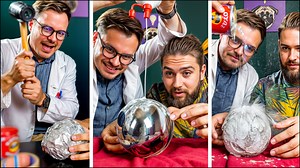 1.9M views · 66K reactions | I Tried the Japanese Foil Ball Challenge: Creating a Giant Mirror-Polished Foil Ball! 朗 | ArchieHere | Facebook