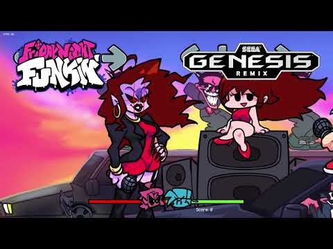 Friday Night Funkin' M.I.L.F Sega Genesis remix (Sonic 2 version)