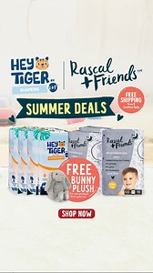 🌤️ONLINE SUMMER DEALS from RASCAL FRIENDS and HEY TIGER!👶🏻 Keep your babies dry and comfy with Rascal Friends and Hey Tiger Philippines Diapers! Enjoy FREE* 2-PC Diaper for min. spend of P500. Plus! FREE* BUNNY PLUSHIE for case purchase. These special offers are valid from today until May 31, 2024 💛 🛍️ SHOPEE: https://shopee.ph/babycompanyph 💛 TIKTOK SHOP: https://www.tiktok.com/@babycompany *Until supplies last *Terms & Conditions apply #RascalsandFriends #HeyTiger #BabyCompany #BabyCompa