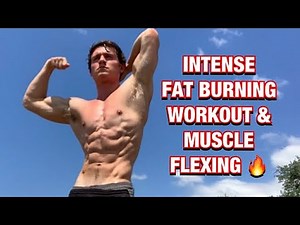 AT HOME FAT BURNING WORKOUT | SIX PACK & CHEST FLEX | Sebastian Anderson