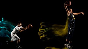 Mixed Light Basketball Portraits by Erik Christian