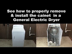 General Electric Dryer Cabinet
