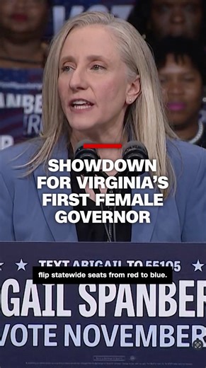 Democrat Abigail Spanberger and Republican Winsome Earle-Sears are locked in a historic battle for Virginia's top job — a race that will crown the state's first female governor. CNN's Eva McKend reports on the women vying to make Virginia history. | CNN