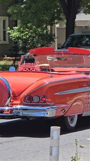 1958 Chevrolet BelAir Impala convertible Modesto California during American Graffiti festival weekend #fblifestyle #Samspace81 | Samspace81
