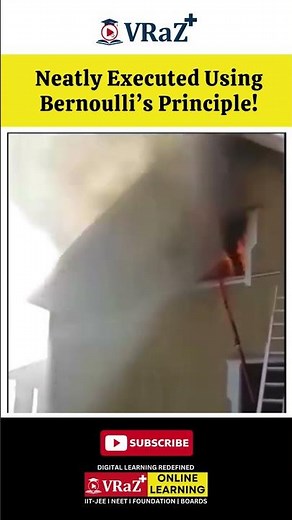 🔥 Firefighting with Science! Bernoulli’s Principle in Action! 🚒💦 #shorts #shortsfeed