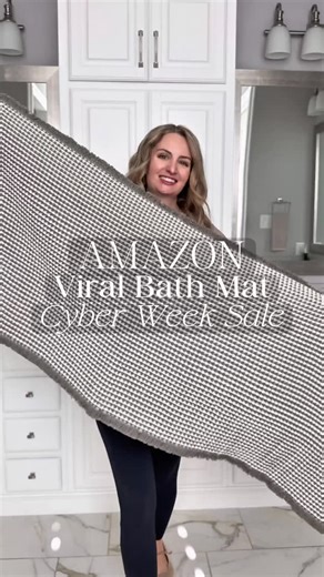 Megan Rynn | Designer Inspired Affordable Home Decor on Instagram: "✨The viral waffle bath mats are now on SALE!!✨ 🛒Comment BATH for a link via DM! These come in so many sizes and color options! I love how plush and absorbent the are plus the back has a nonslip coating! 😍 You can also shop via the link in my bio. Amazon affiliate link: https://urlgeni.us/amzn/WaffleMatList waffle bath mat, non slip bath mat, absorbent bath mat, quick dry bath mat, bathroom rug waffle texture, spa bathroom mat,