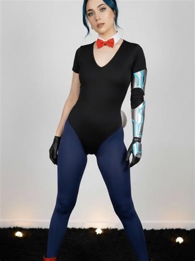 Bulma Coneja xD 💙 #cosplay #dragonballcosplay #cyberpunk #bulmabunny #bulmabunnycosplay