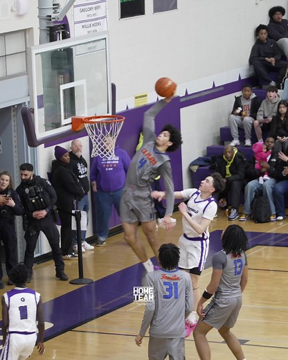 Tyran Stokes Alley Oop Moment Against Garfield High School