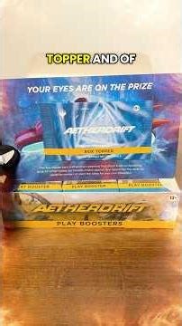 MTG Aetherdrift Box Topper and Play Booster Pack Opening
