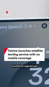 76K views · 222 reactions | Telstra has launched a satellite texting service through Starlink that enables messages to be exchanged in outdoor locations where there is no mobile coverage. #telstra #starlink #satellite #text #texting #sms #communication #phone #7NEWS | 7NEWS Australia | Facebook