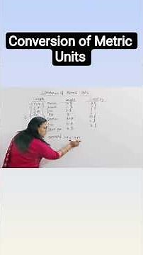 ||Conversion of Metric Units|| Easy trick to understand 😱||#mathematics #mathstricks #maths