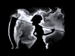 Bad Apple!! but it's a smoke simulation