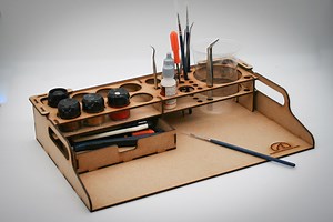 Painting Station Modular and Suitable for Right or Left-hand Users. Compatible With GW, Citadel, Model Master, Vallejo and Army Painter DIY - Etsy