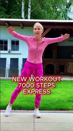 7000 Steps Express Walk 🔥 Fat Burning Cardio Workout (Indoor Walking, No Equipment)