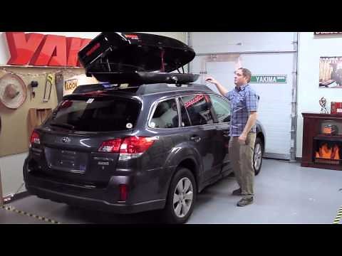 Yakima SkyBox Cargo Box Installation