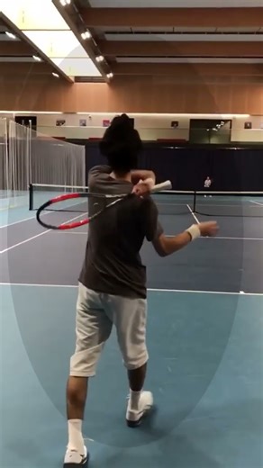 Drill to try improve two-handed backhand #tennis
