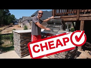 How to Make a Stone BBQ Island on a Budget | DAD HACK