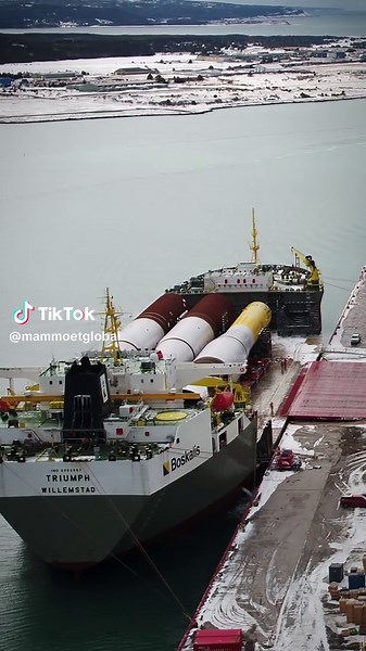 Innovative XXL Monopile Transporter for Offshore Wind